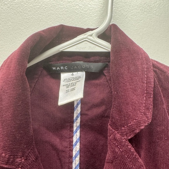 Marc Jacobs Burgundy Corduroy Jacket - Picture 3 of 5